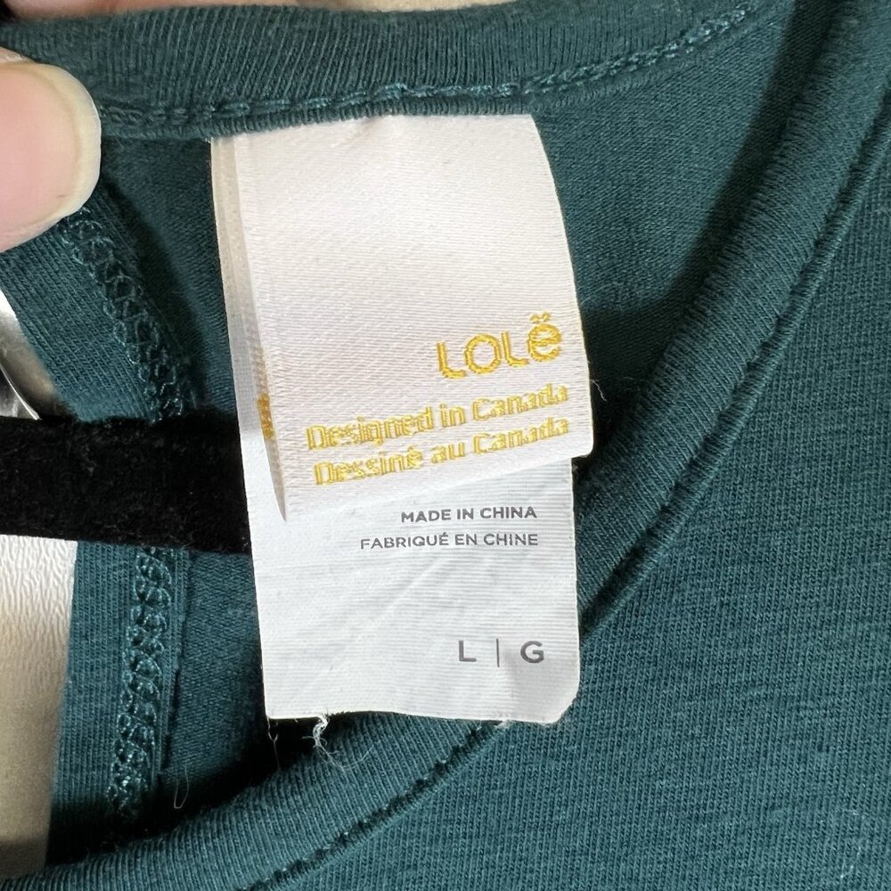 Lole Green Siobhan Slim Leg Jumpsuit One Piece Women’s Size Large Ath leisure‎ - Picture 7 of 9